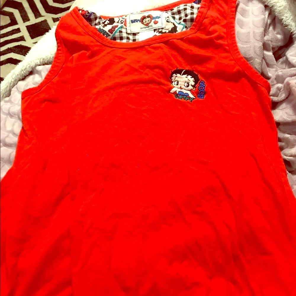 Vintage Betty boop tank top